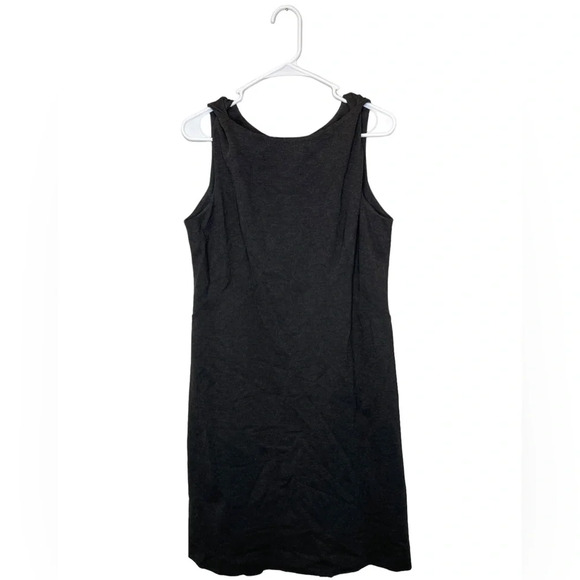MM. Lafleur The Lydia Charcoal Sleeveless Twisted Tank Dress Size 16 - Picture 4 of 10